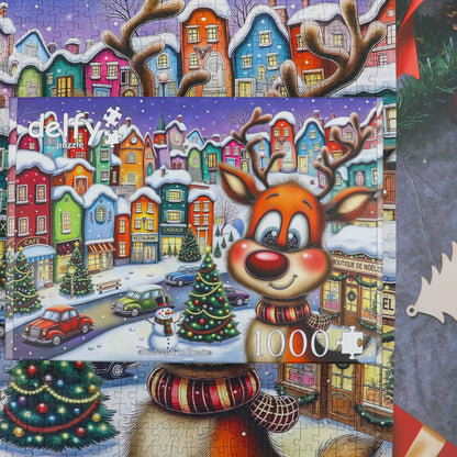 Puzzle - RUDOLPH IN TOWN