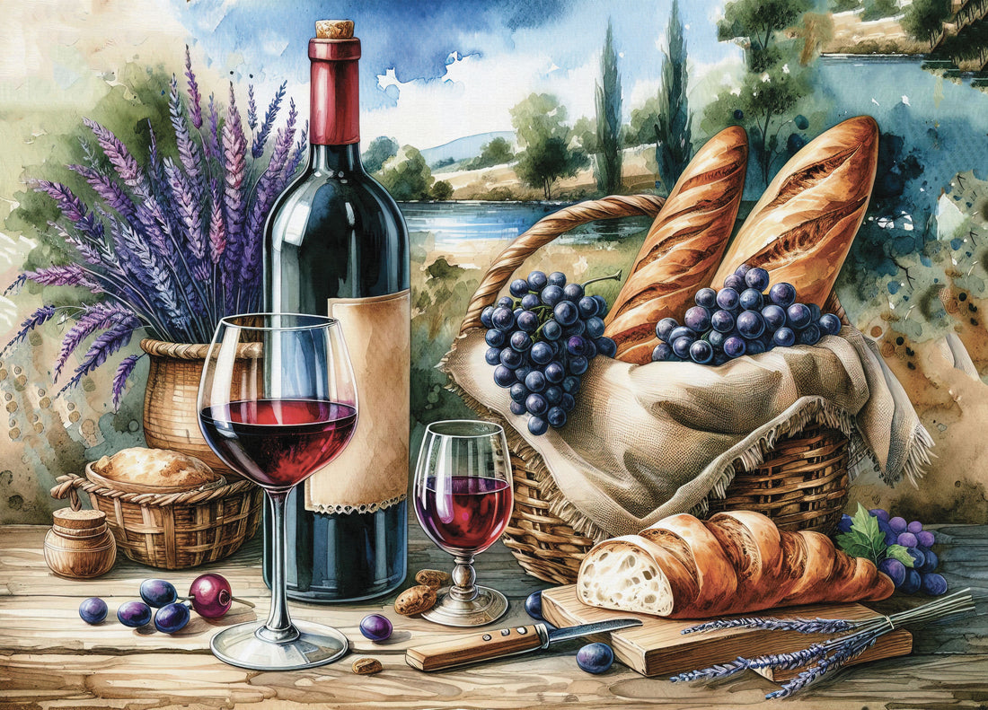 Diamond Painting - RUSTIC VINEYARD FEAST