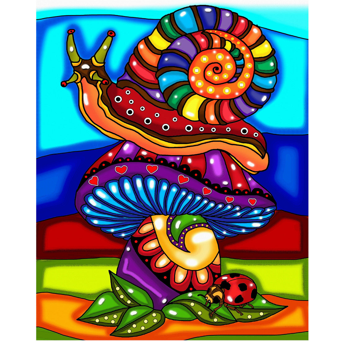 Diamond Painting - RAINBOW SNAIL