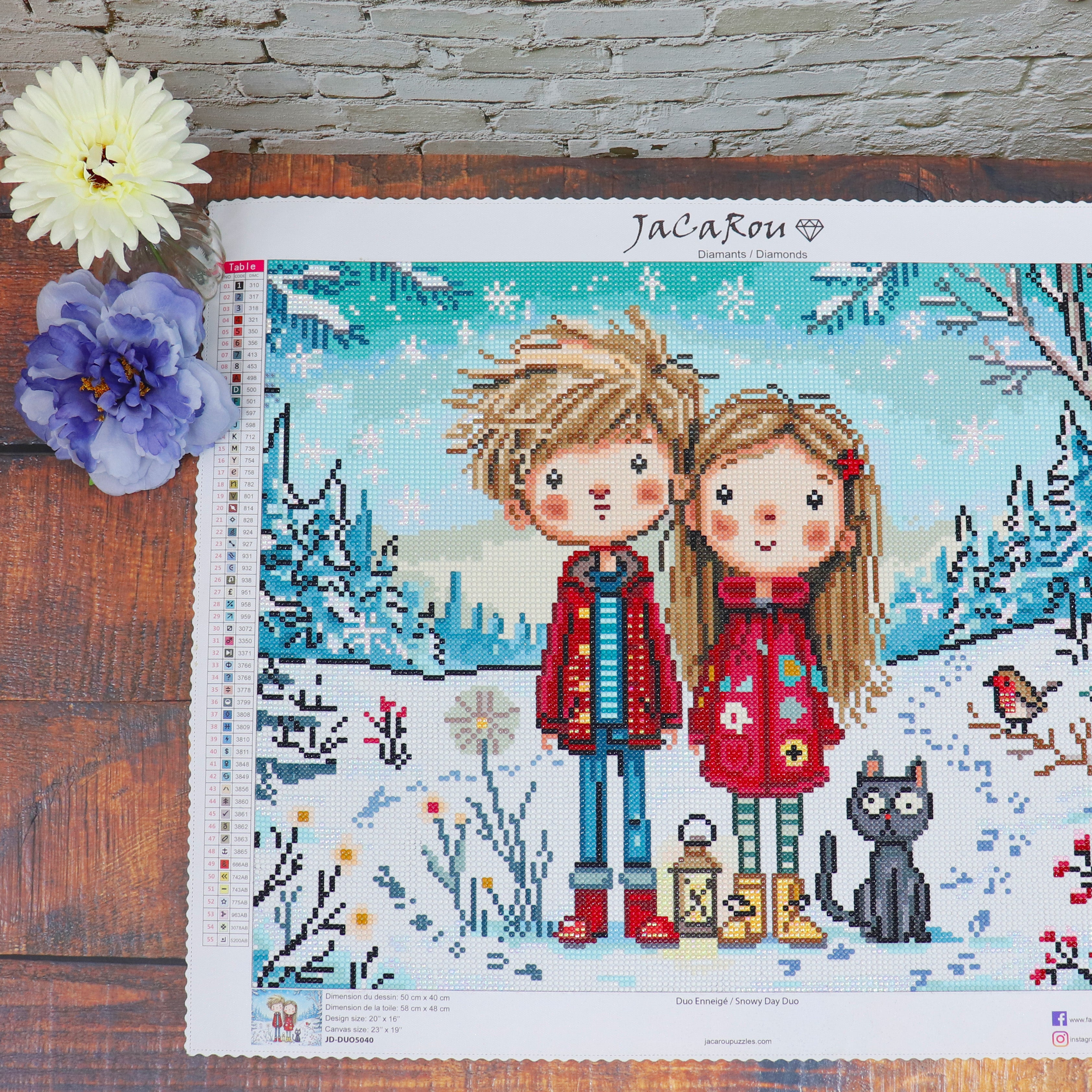 Diamond Painting - SNOWY DAY DUO 