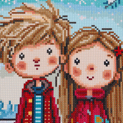 Diamond Painting - SNOWY DAY DUO 