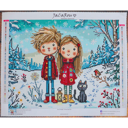 Diamond Painting - SNOWY DAY DUO 