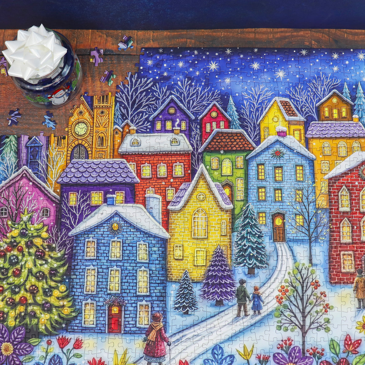 Casse-Tête - SNOWY EVENING VILLAGE