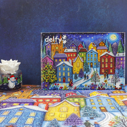 Casse-Tête - SNOWY EVENING VILLAGE