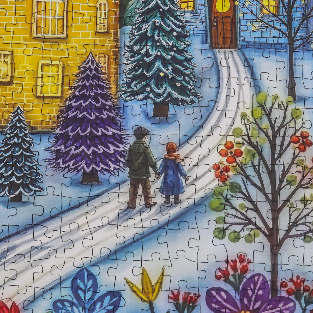 Casse-Tête - SNOWY EVENING VILLAGE