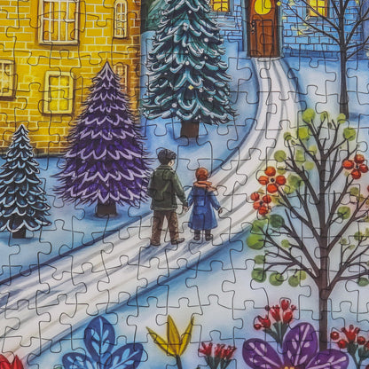 Casse-Tête - SNOWY EVENING VILLAGE