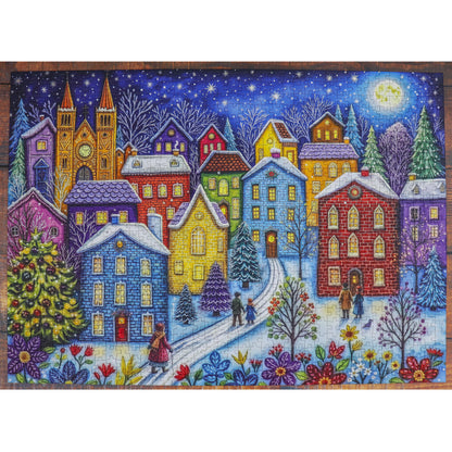 Casse-Tête - SNOWY EVENING VILLAGE