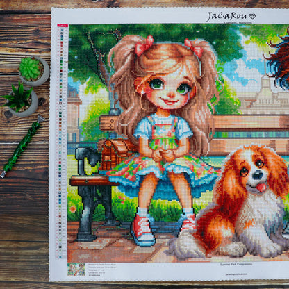Broderie de diamants RONDS - SUMMER PARK COMPANION