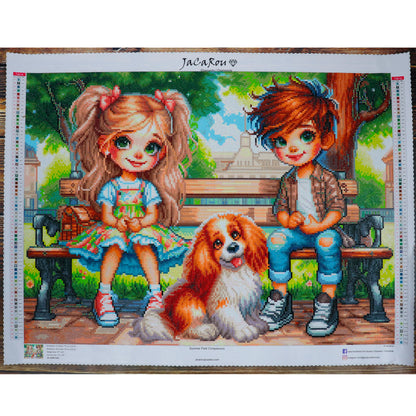 Broderie de diamants RONDS - SUMMER PARK COMPANION