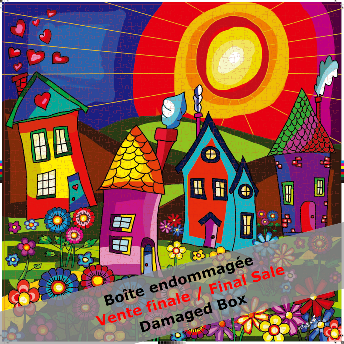 -30% DAMAGED BOX Puzzle 1000 pieces SUNNY DAY by ANIE MALTAIS