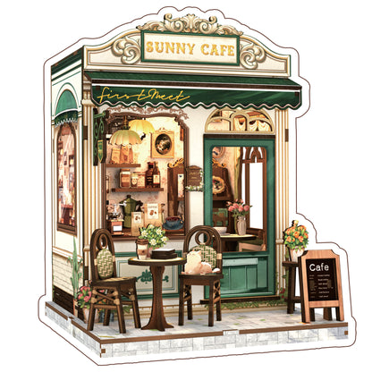 MINI-décor de bibliothèque - SUNNY CAFE