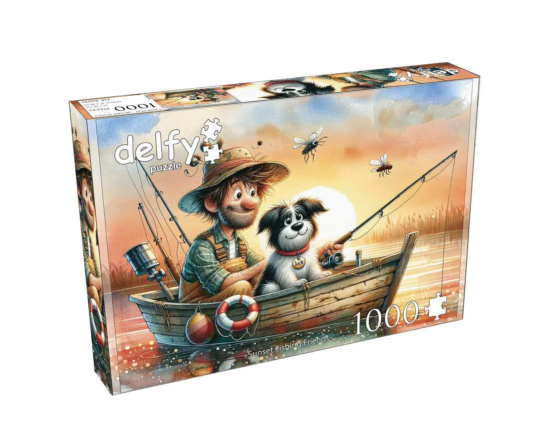 Puzzle - SUNSET FISHING FRIENDS