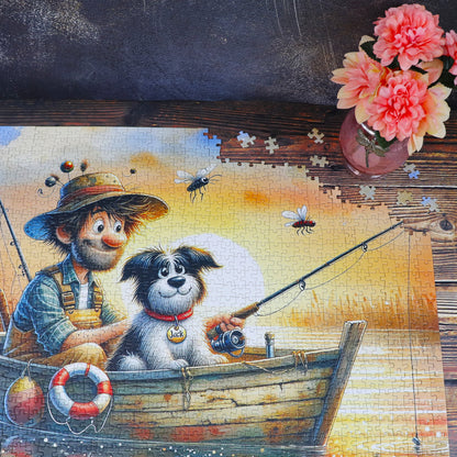 Casse-Tête - SUNSET FISHING FRIENDS