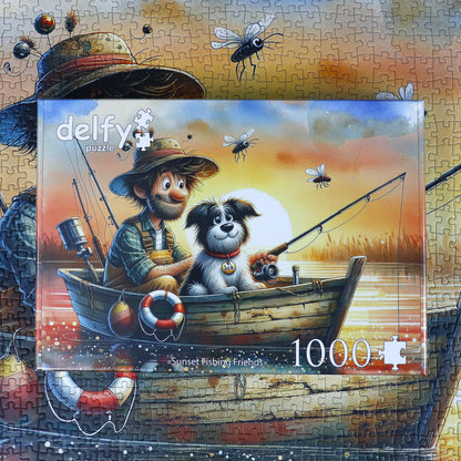 Casse-Tête - SUNSET FISHING FRIENDS