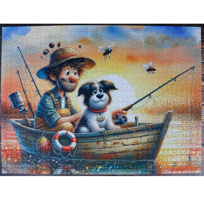 Casse-Tête - SUNSET FISHING FRIENDS