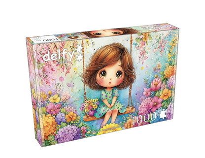 Puzzle - SWING AMONG BLOSSOMS