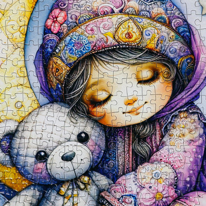 Puzzle -  TEDDY AND STARS
