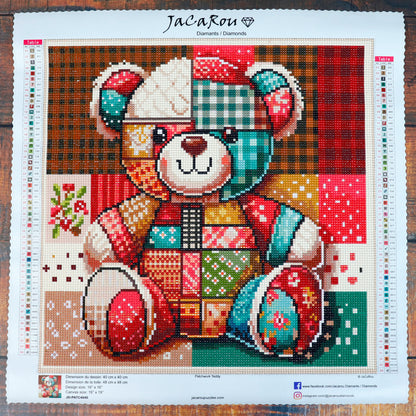 Diamond Painting - PATCHWORK TEDDY
