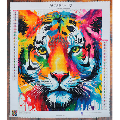 Diamond Painting - TIGER FACE