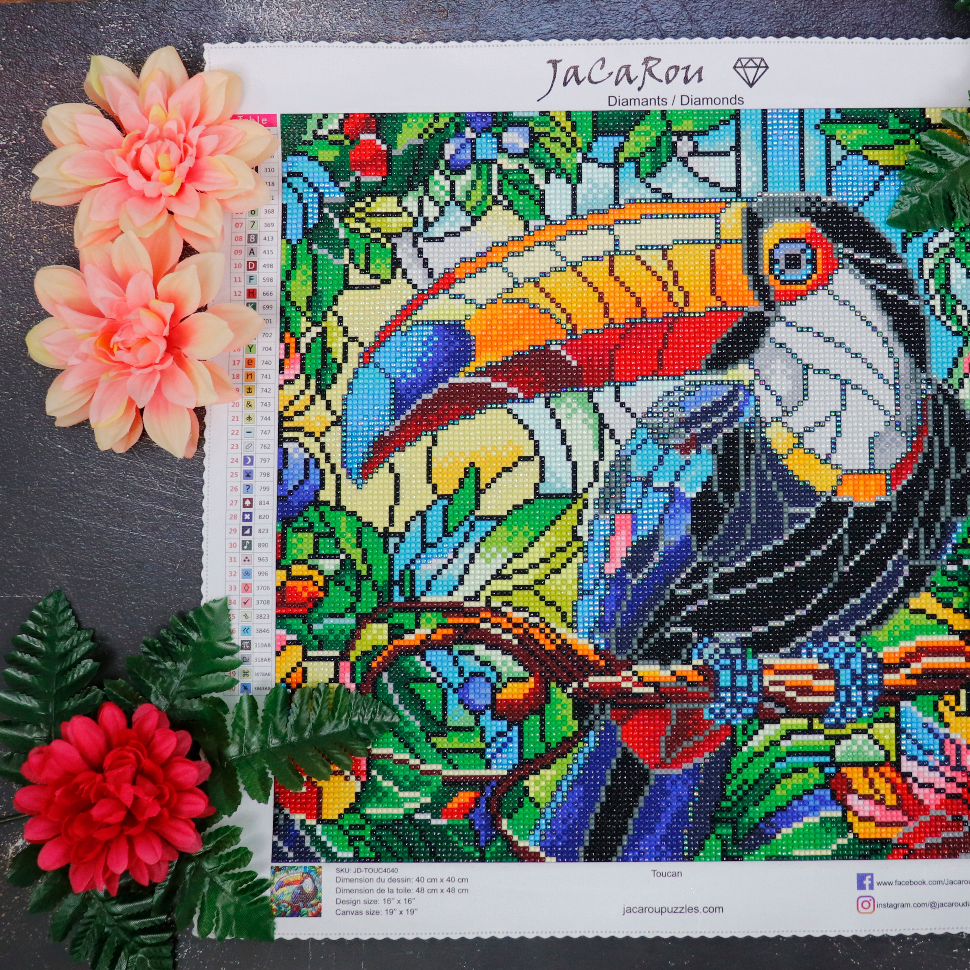 Diamond Painting -  TOUCAN