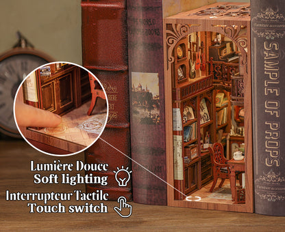 MINI-décor de bibliothèque - LE SECRET DU RYTHME