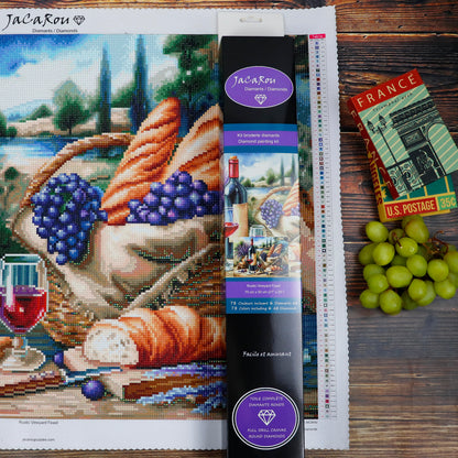 Broderie de diamants RONDS - RUSTIC VINEYARD FEAST