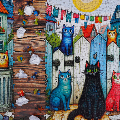 Puzzle - WHISKERS ON THE STREET