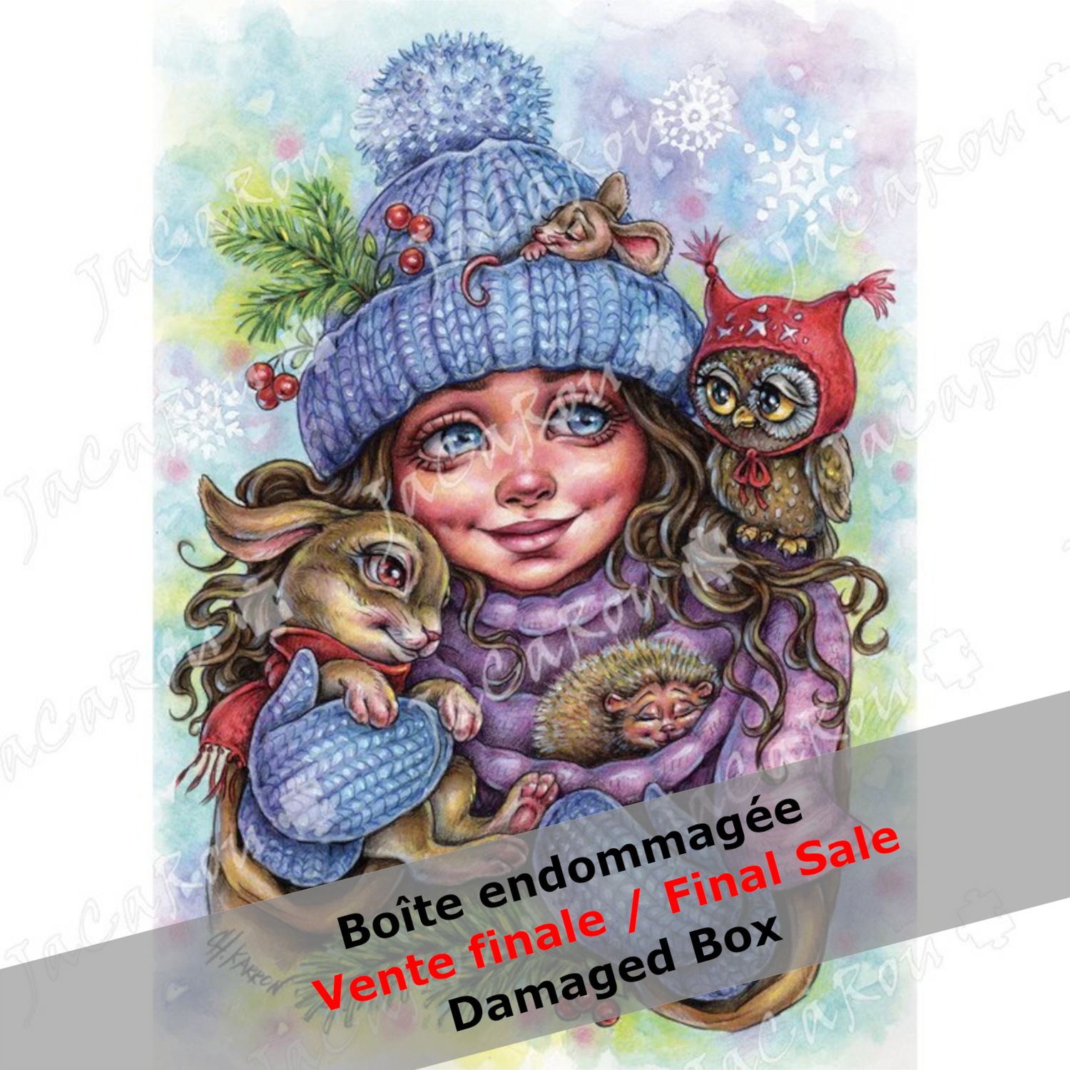 -30% DAMAGED BOX Puzzle 1000 pieces WINTER WARMTH by CHRISTINE KARRON