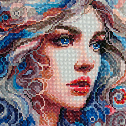 Broderie de diamants RONDS - WOLF GIRL