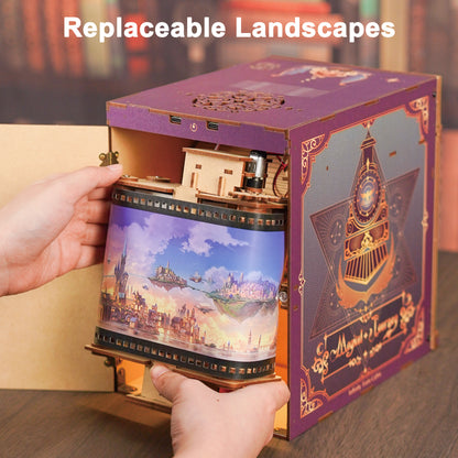 MINI-décor de bibliothèque- Cabine de train - MAGICAL JOURNEY