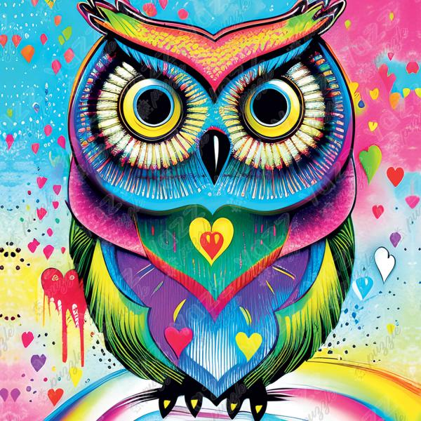 Casse-tête - POP-ART OWL - YA-3807