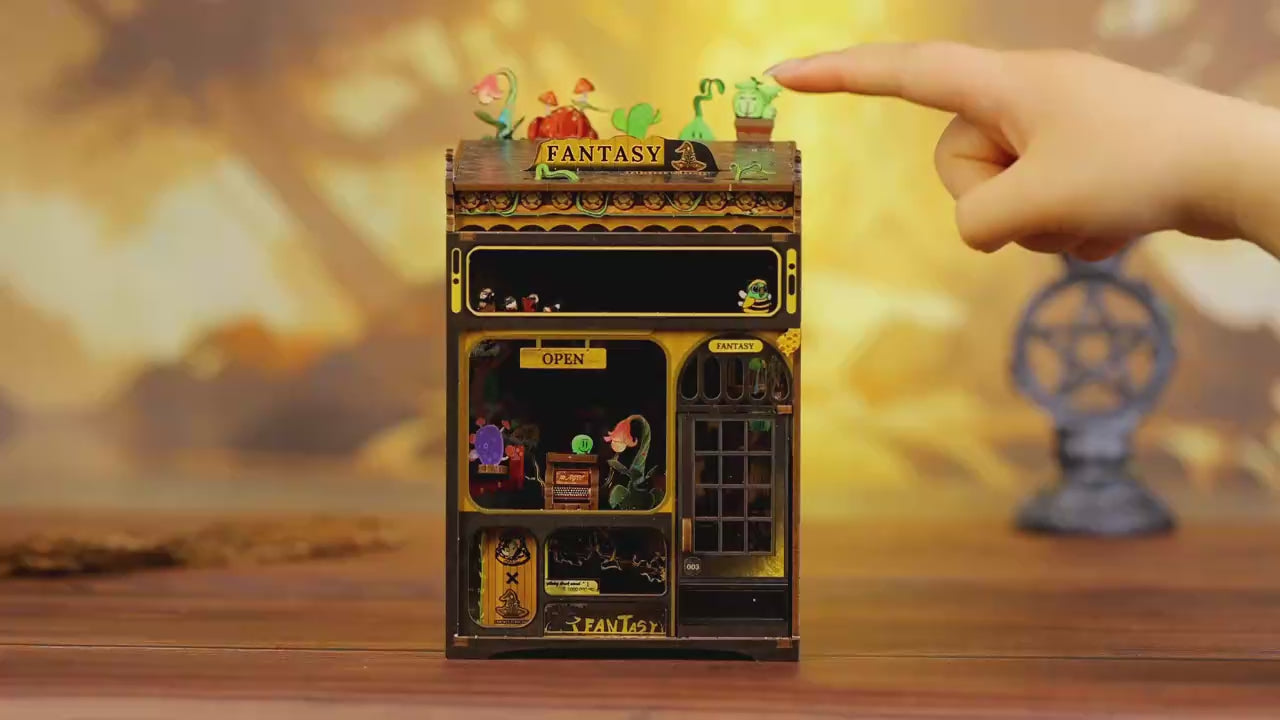 MINI-décor de bibliothèque - HERBORISTERIE ENCHANTÉE