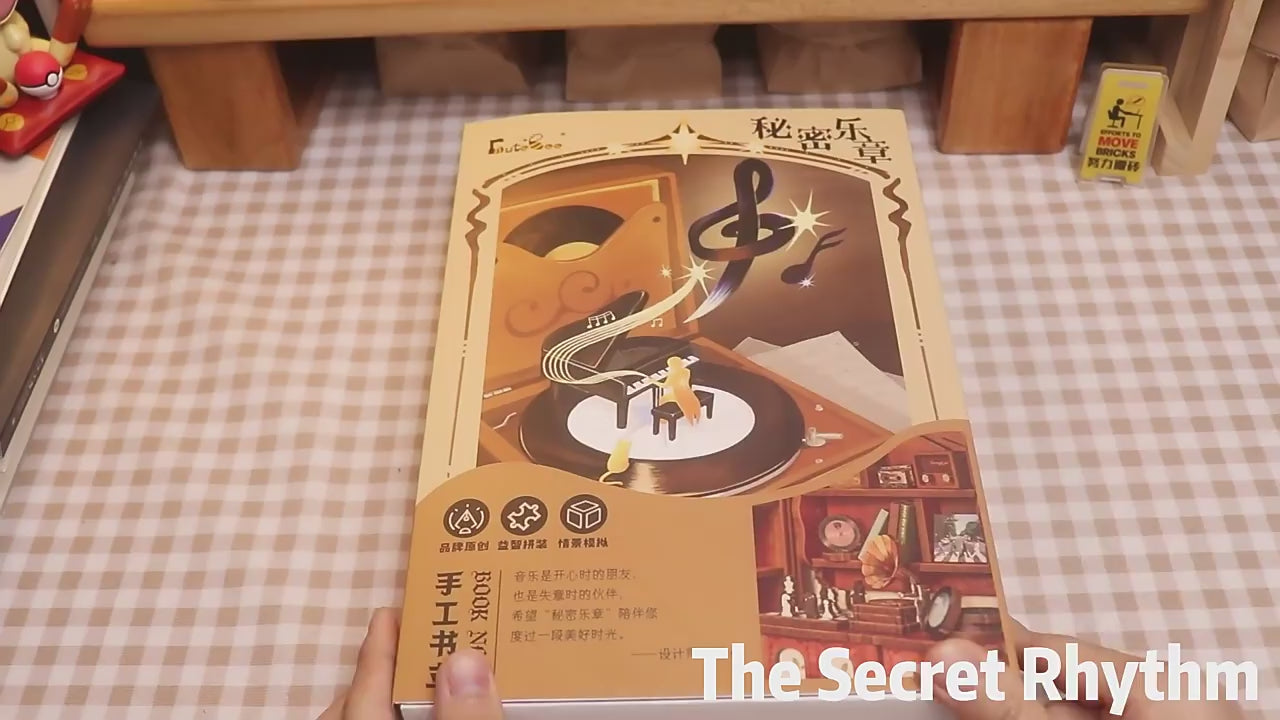 MINI-décor de bibliothèque - LE SECRET DU RYTHME