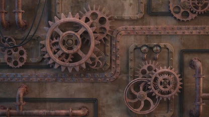 MINI-décor de bibliothèque- Cabine de train - STEAM FANTASY