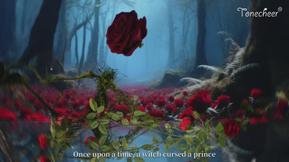 MINI-décor de bibliothèque - LA BÊTE ET LA BELLE