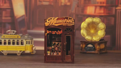 MINI-décor de bibliothèque - SOUVENIRS EN MUSIQUE