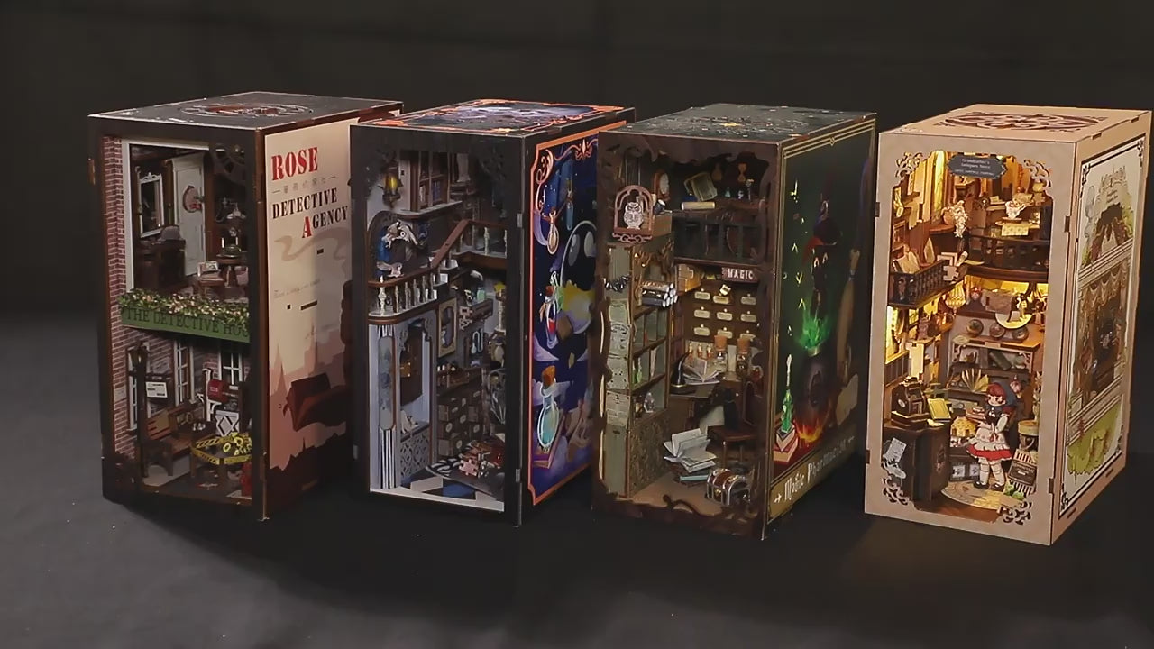 MINI-décor de bibliothèque - L&