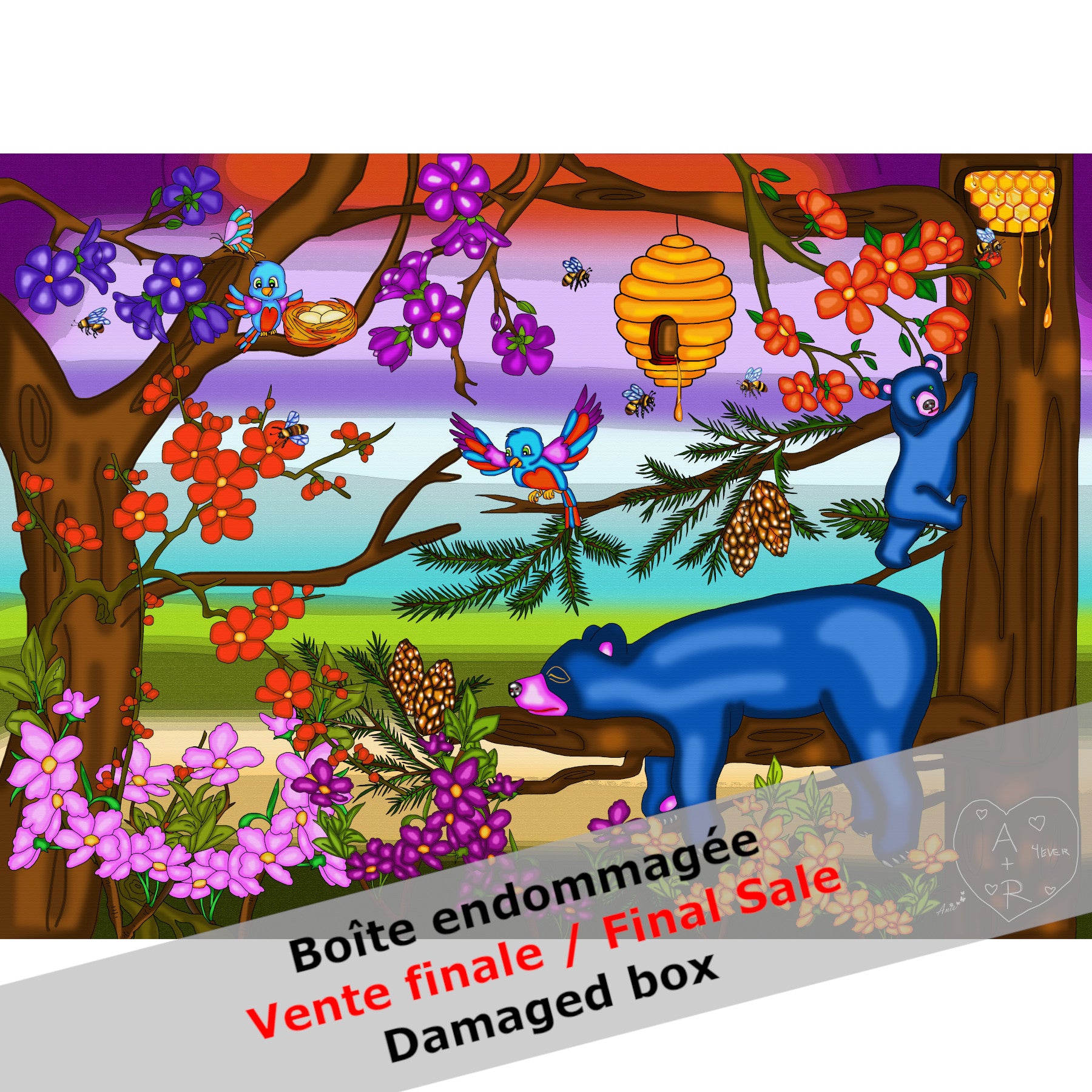 -30% DAMAGED BOX Puzzle 1000 pieces LITTLE BONHEUR SUCRÉ by ANIE MALTAIS