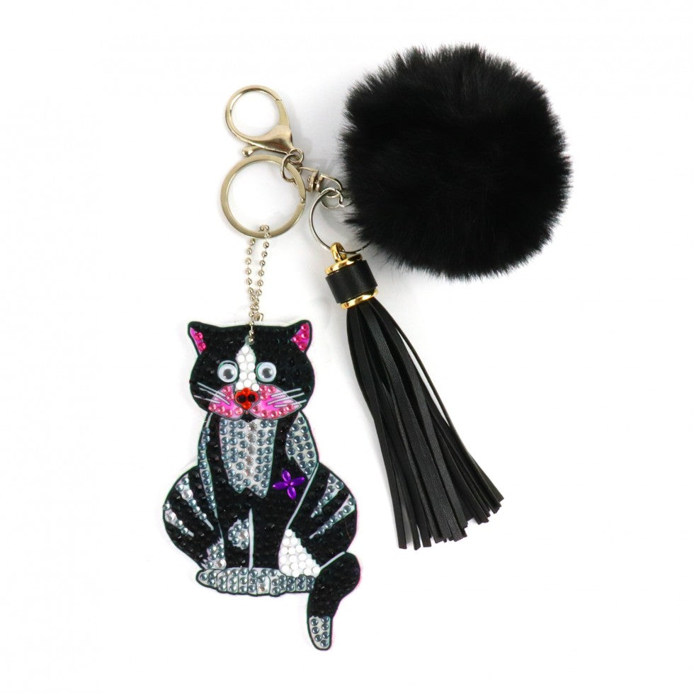 DIY Key bag charms - CATS