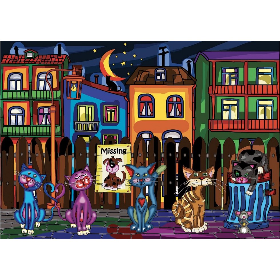 Diamond Painting - ALLEY CATS