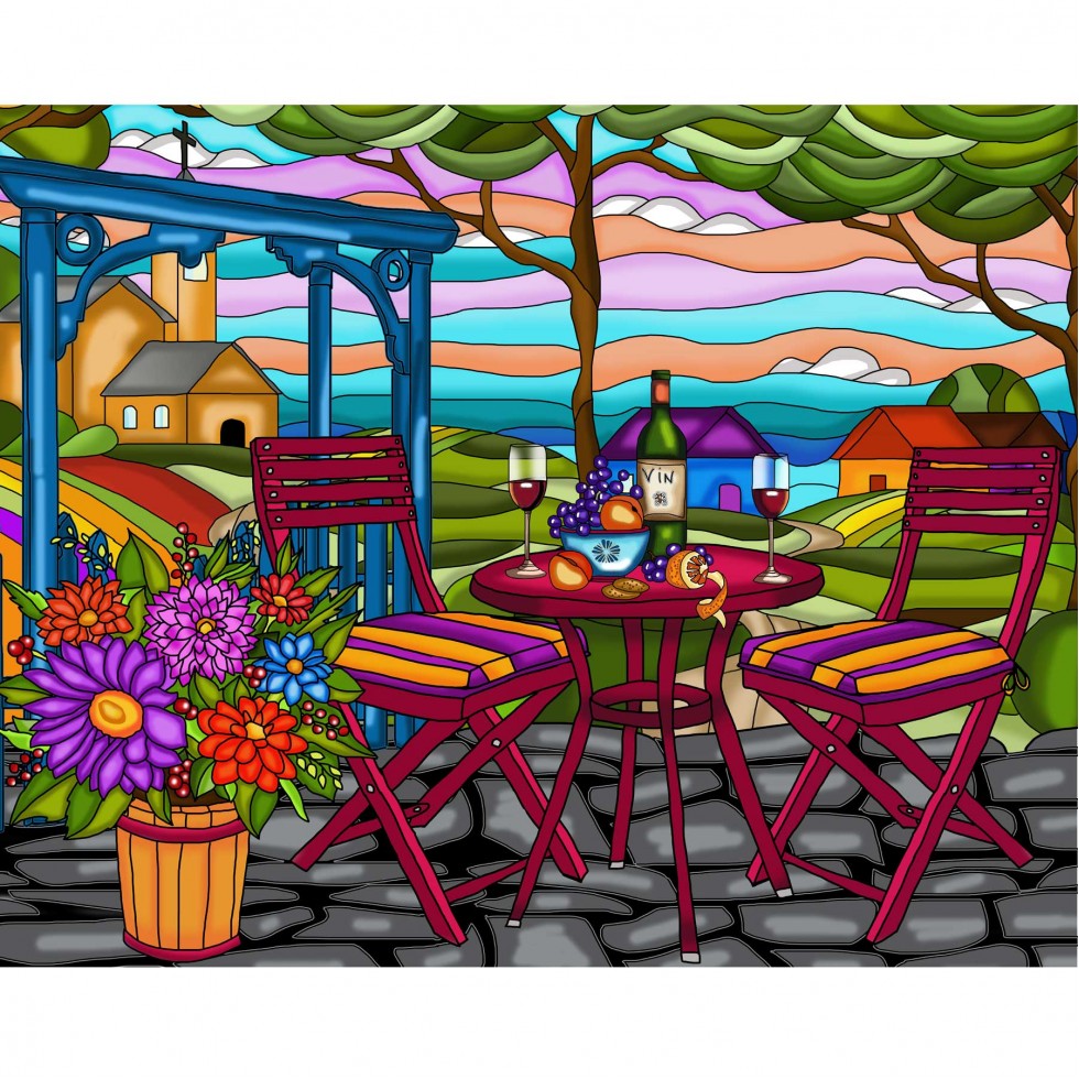 Diamond Painting - LUNCH IN PROVENCE