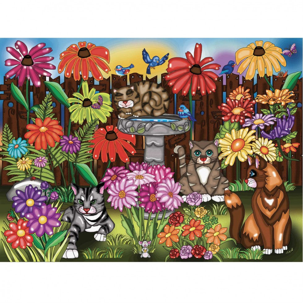 Puzzle - GARDEN CATS