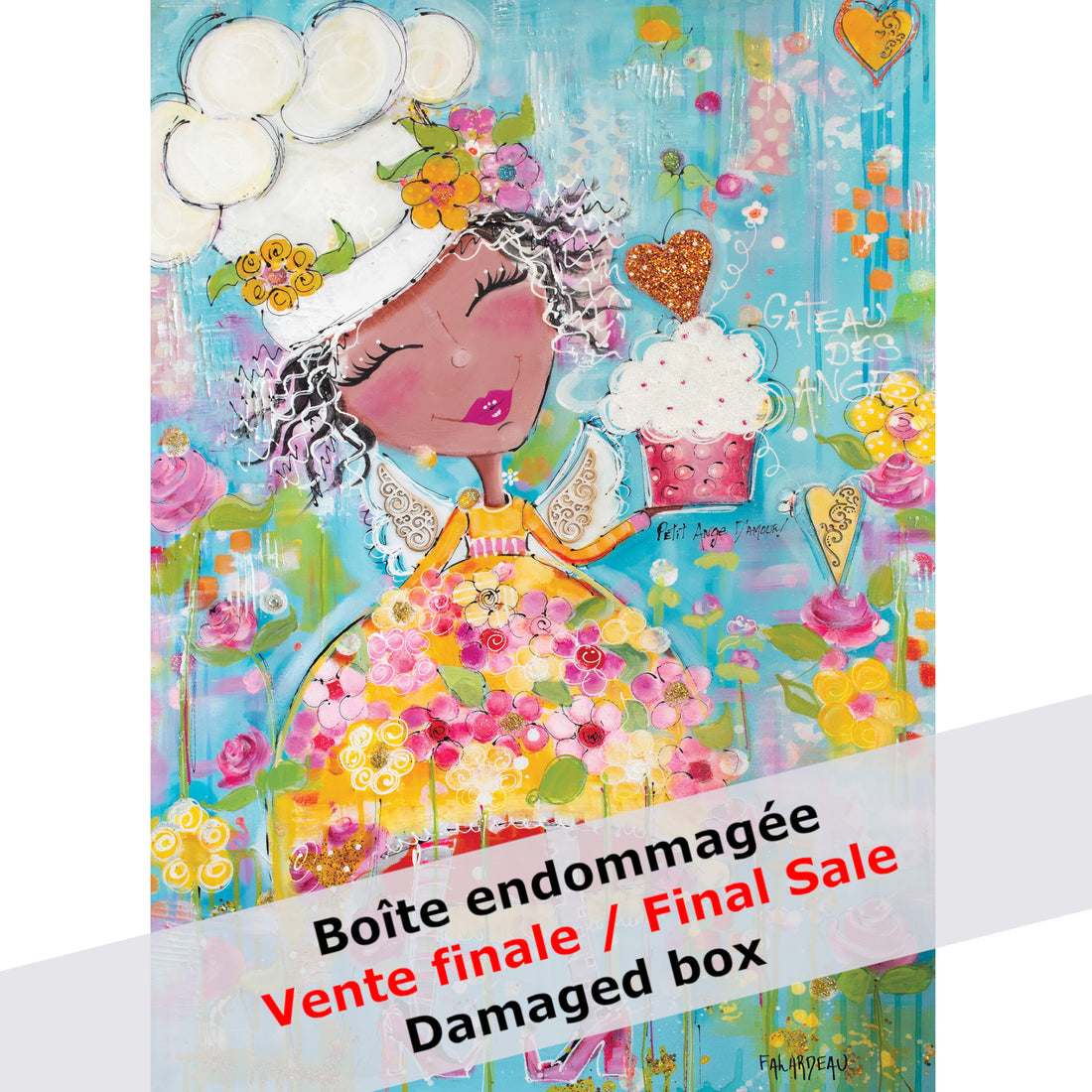 -30% DAMAGED BOX Puzzle 300 XXL pieces ANGELS CAKE by COLETTE FALARDEAU