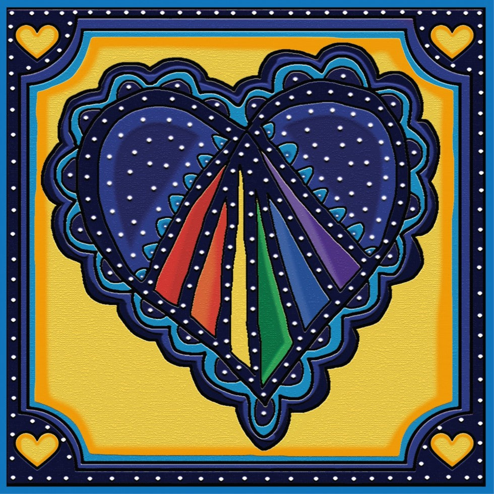 Diamond Painting - MIDNIGHT BLUE HEART