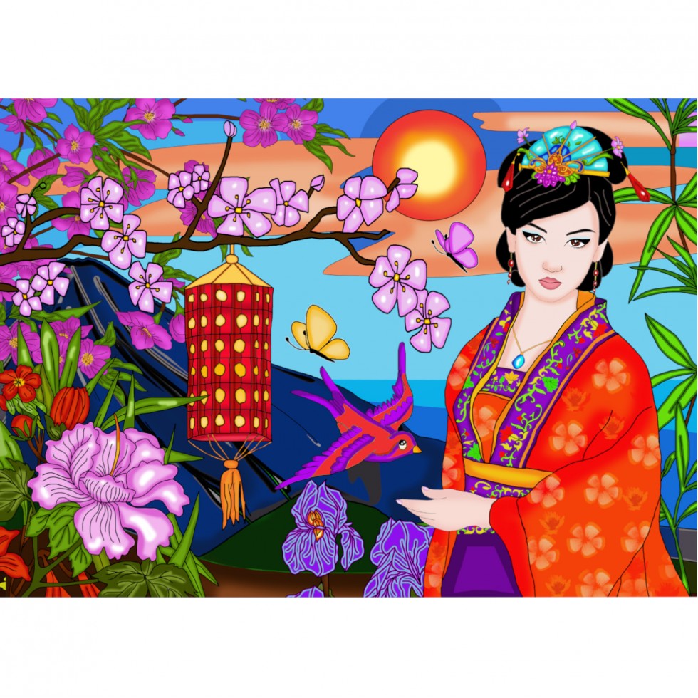 Diamond Painting - HIROKO