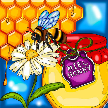 Diamond Painting - HONEY BEE