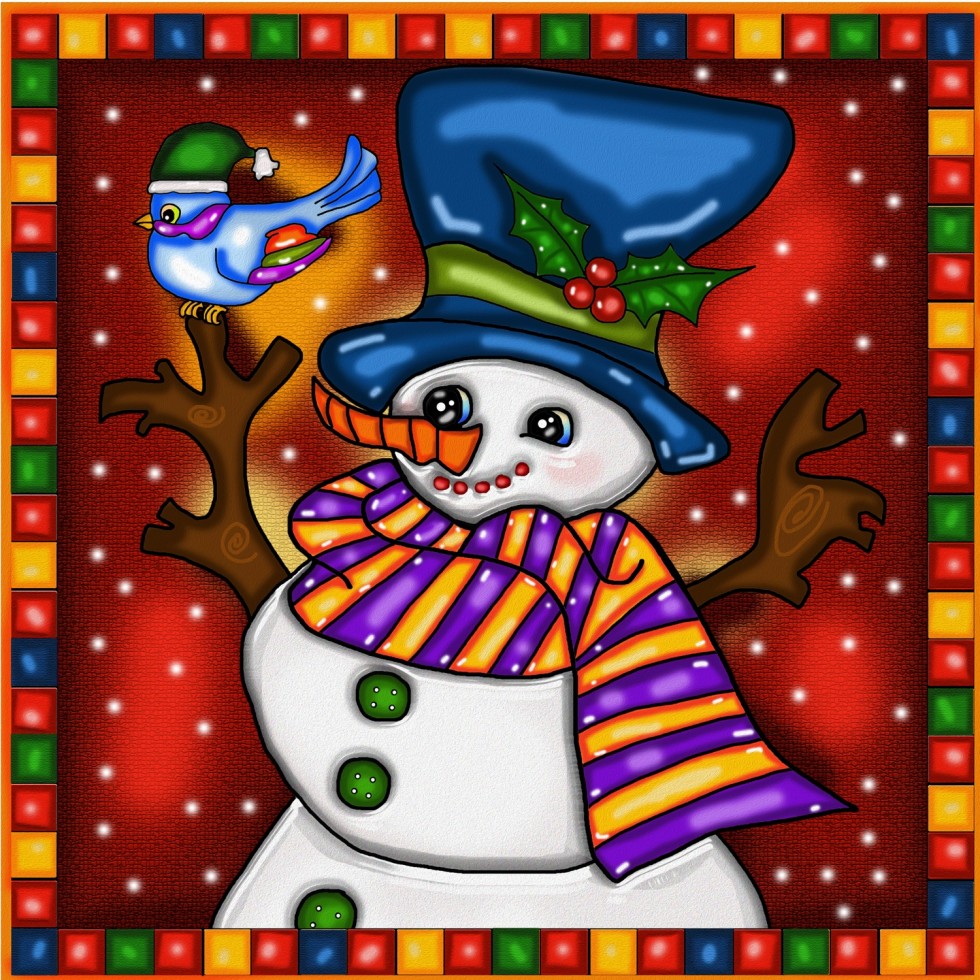 Diamond Painting - SNOW MAN