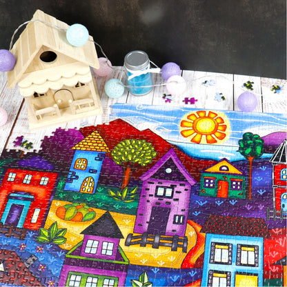 Puzzle - HOUSES IN THE VALLEY